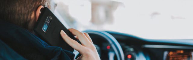 man talking on phone